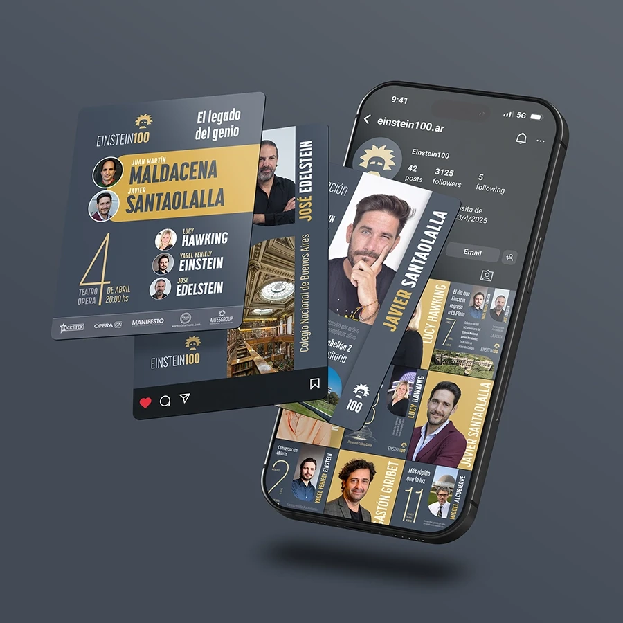 Pieza promocional Einstein100
