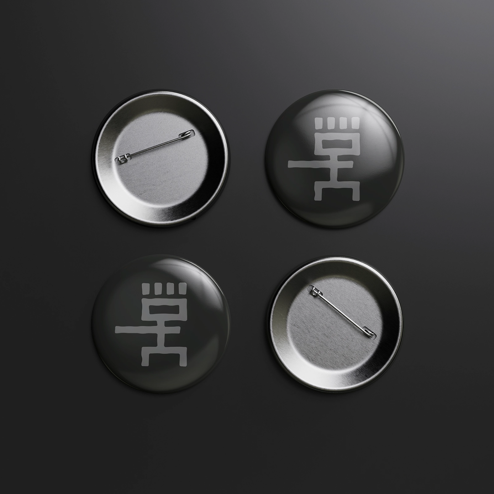 Pins con la identidad Chónek