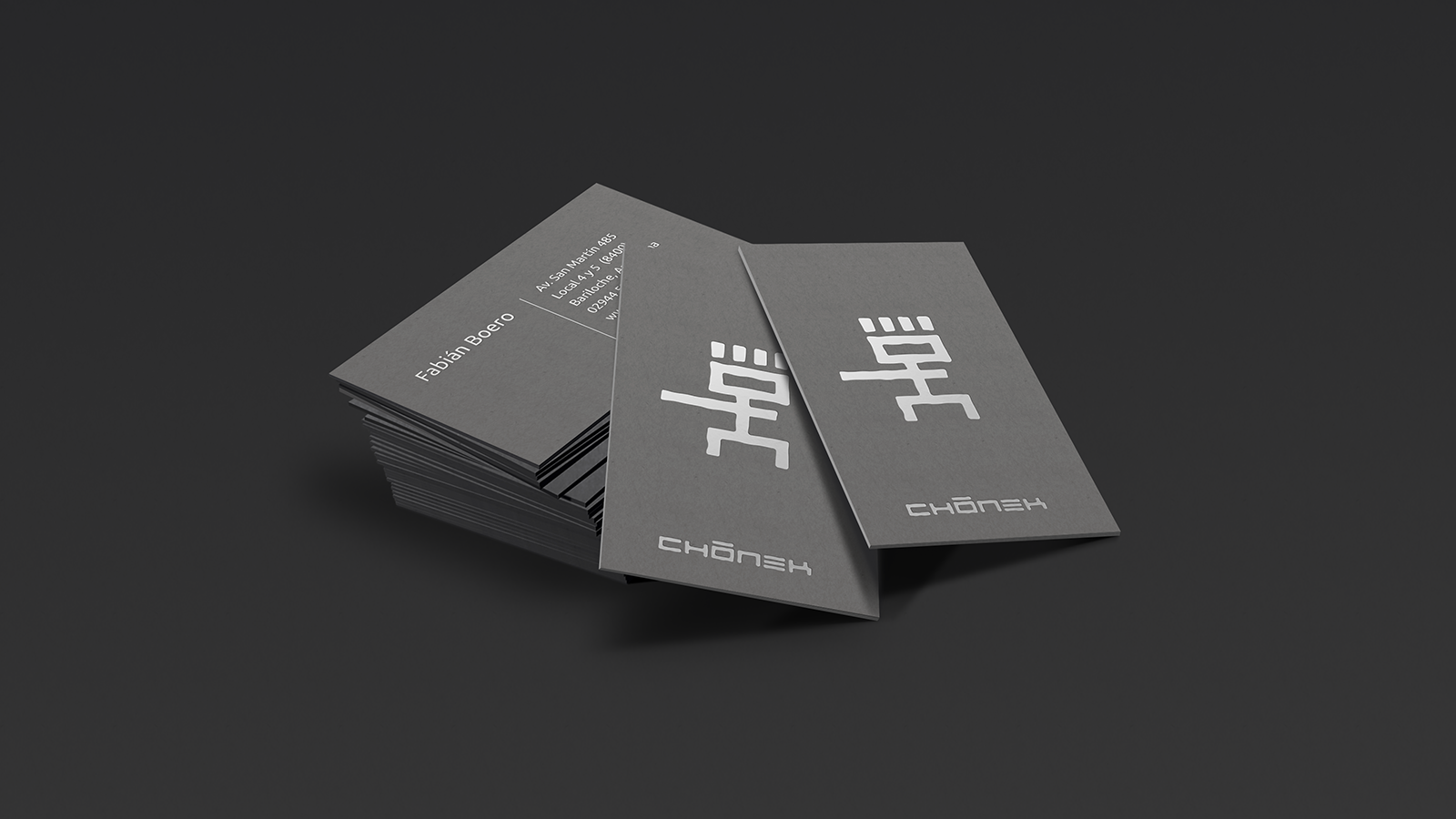 Tarjetas corporativas de Chónek
