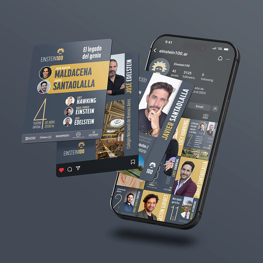 Pieza promocional Einstein100